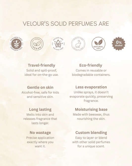 Velour Femme Trio - Set Of 3 Solid Perfumes For Women