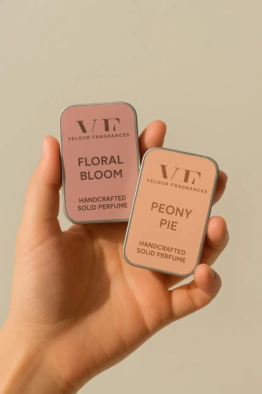 Velour Floral Bloom and Peony Pie - Set Of 2 Solid Perfumes For Women